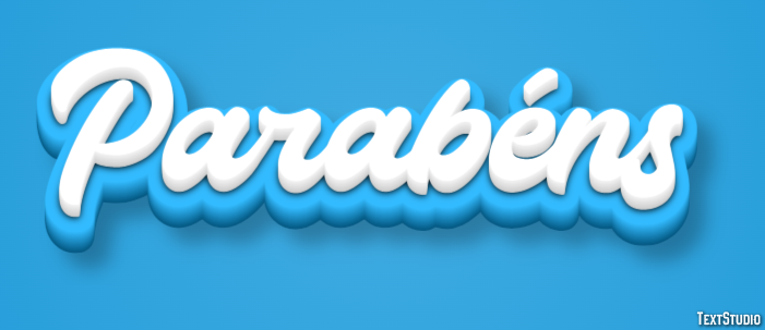 Parabéns テキスト効果