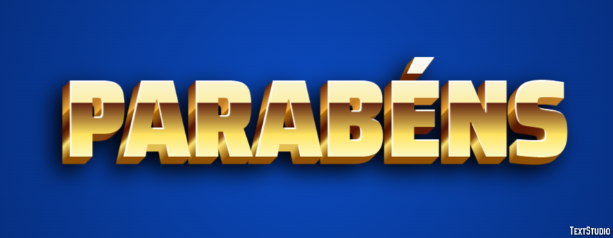 Parabéns テキスト効果