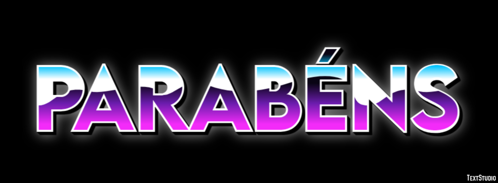 Parabéns テキスト効果