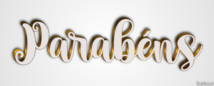 Parabéns テキスト効果