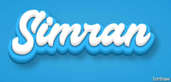 Simran Texteffekt