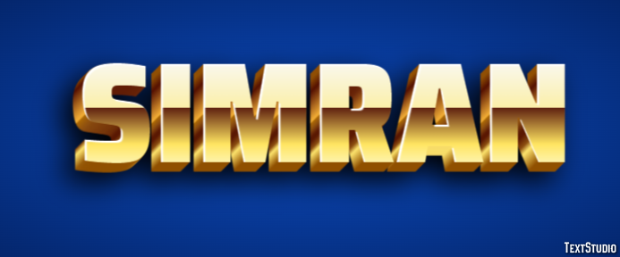 Simran Texteffekt