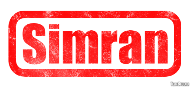 Simran Texteffekt