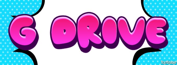 G Drive Text Effect