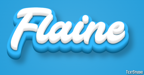Flaine Effetto testo