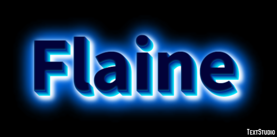 Flaine Efekt tekstowy