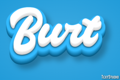 Burt Text Effect