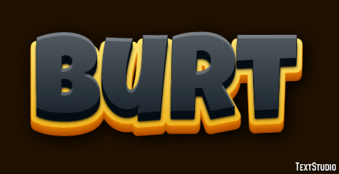 Burt Efecto de Texto