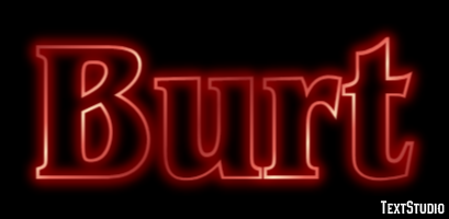 Burt Text Effect