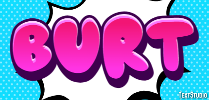 Burt Text Effect