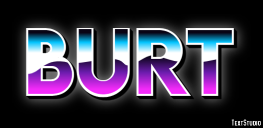 Burt Text Effect