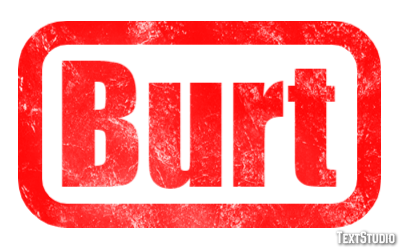 Burt Text Effect
