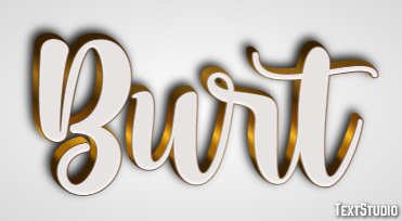 Burt Efecto de Texto