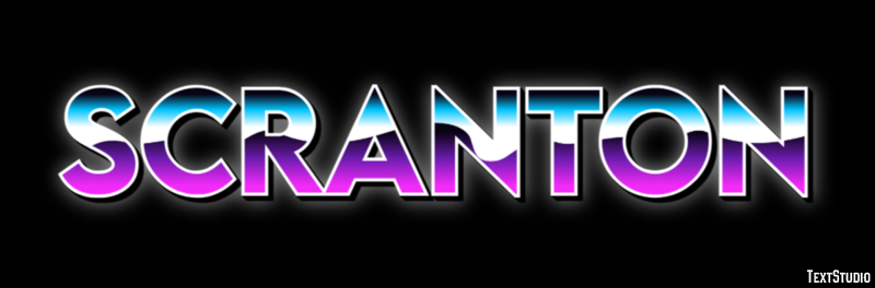 Scranton Efekt tekstowy
