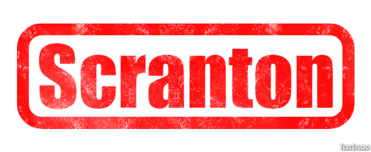 Scranton Efekt tekstowy