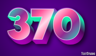 370 Text Effect