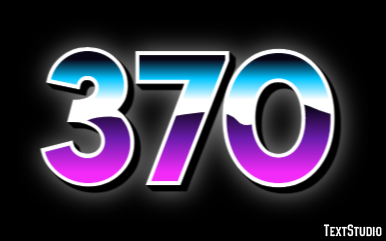 370 Text Effect