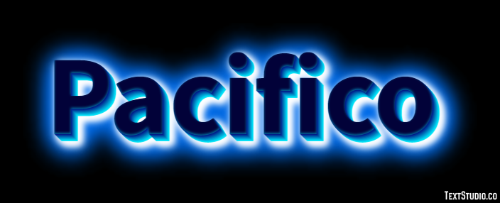 Pacifico Texteffekt