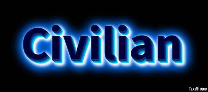 Civilian Efecto de Texto