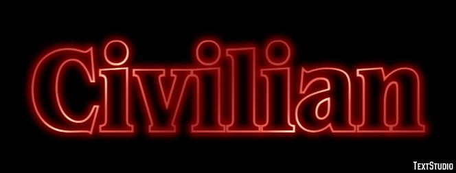 Civilian Эффект текста