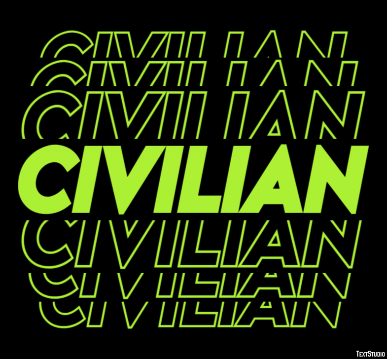Civilian Эффект текста