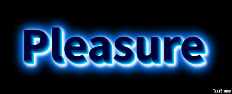 Pleasure Text Effect
