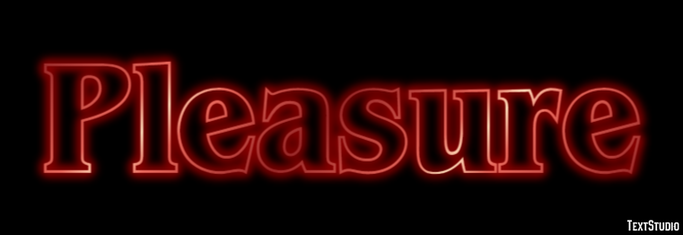 Pleasure Text Effect