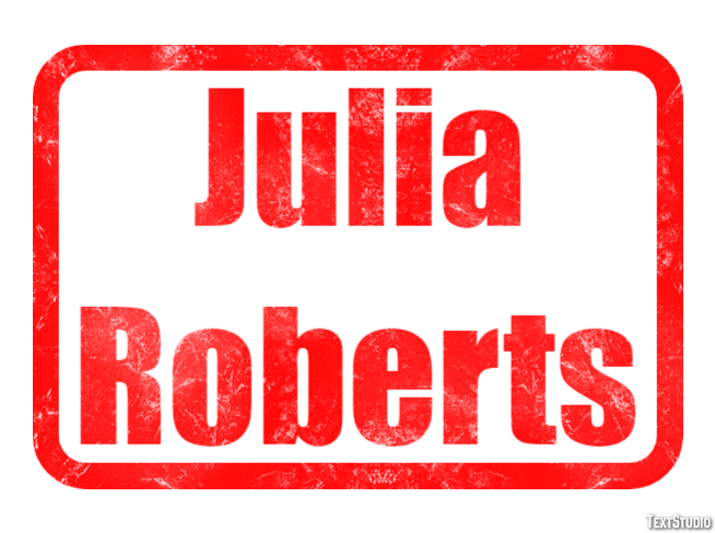 Julia Roberts Efeito do texto