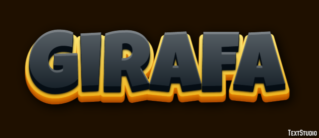 Girafa Texteffekt