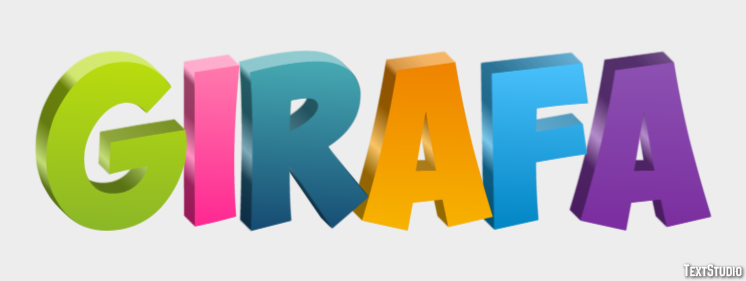 Girafa Texteffekt