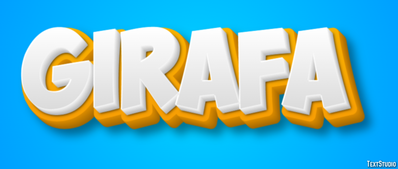 Girafa Texteffekt