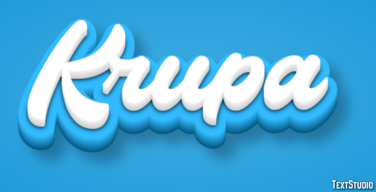 Krupa Text Effect