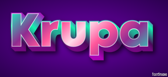 Krupa Text Effect