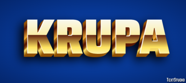 Krupa Text Effect