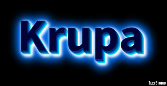Krupa Text Effect