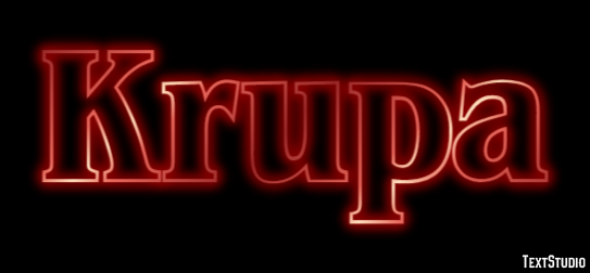 Krupa Text Effect