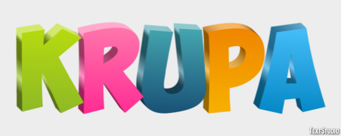 Krupa Text Effect