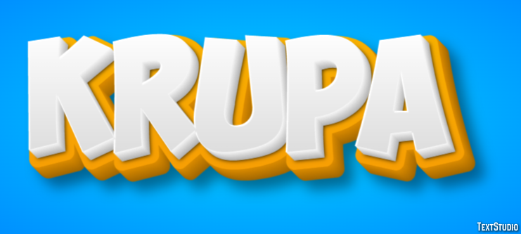 Krupa Text Effect