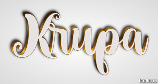 Krupa Text Effect