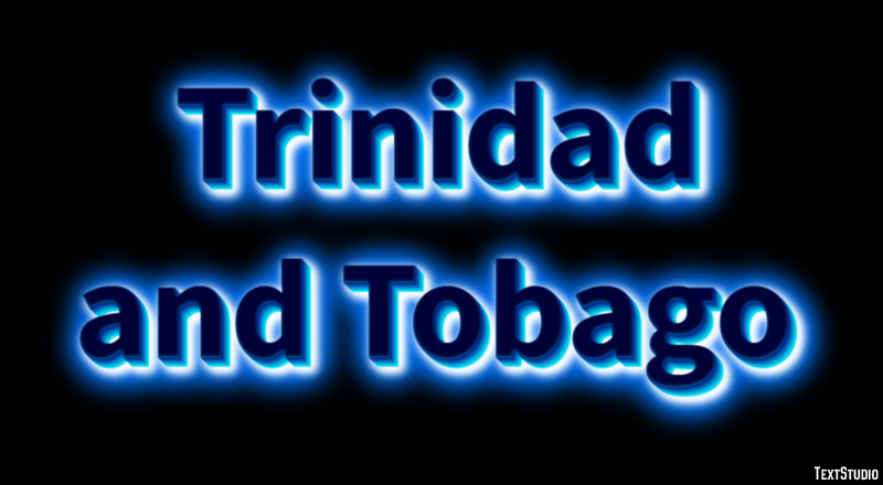 Trinidad and Tobago Text effect