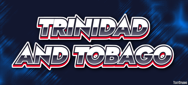 Trinidad and Tobago Text effect