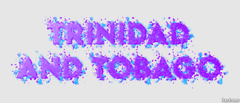 Trinidad and Tobago Text effect