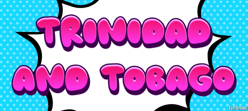 Trinidad and Tobago Text effect
