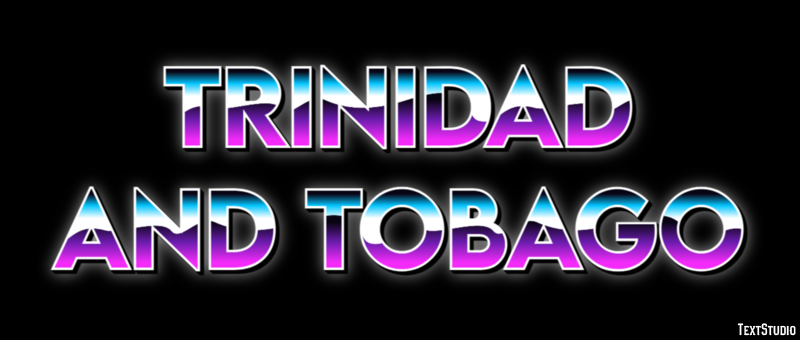 Trinidad and Tobago Text effect