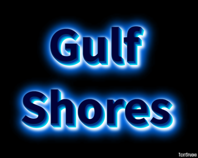 Gulf Shores Efekt tekstowy