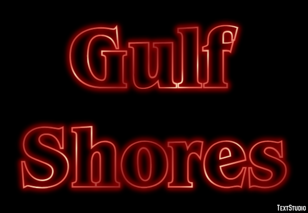 Gulf Shores Efekt tekstowy