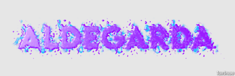 Aldegarda Text effect