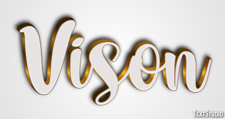 Vison Effet de Texte