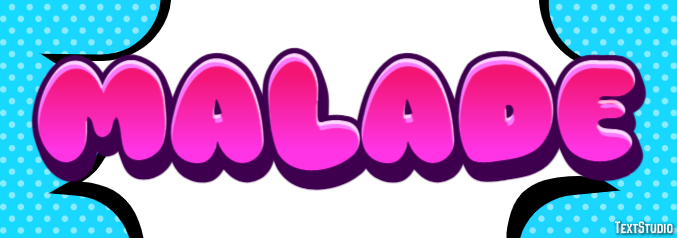 Malade Effet de texte