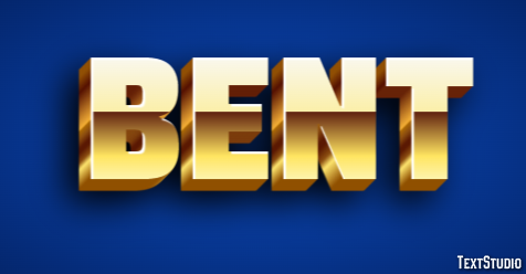 Bent Text effect